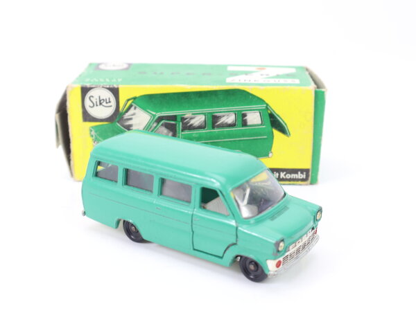 Siku V268 Super-Serie Modellauto PKW Ford Transit Kombi grün / Metall OVP 1:60