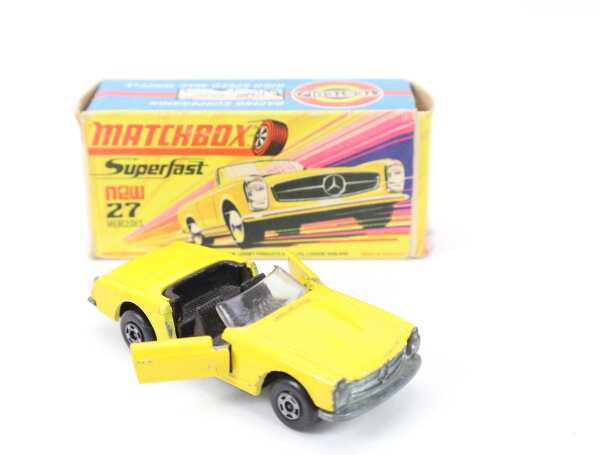 Matchbox Superfast No. 27 Spielzeugauto PKW Mercedes  230 SL / OVP
