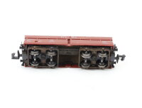 Minitrix Spur N 3286 Güterwagen Selbstentladewagen mit ERZ-Ladung  patiniert DB