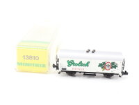 Minitrix Spur N 13810 Güterwagen Bierwagen ,,Grolsch...