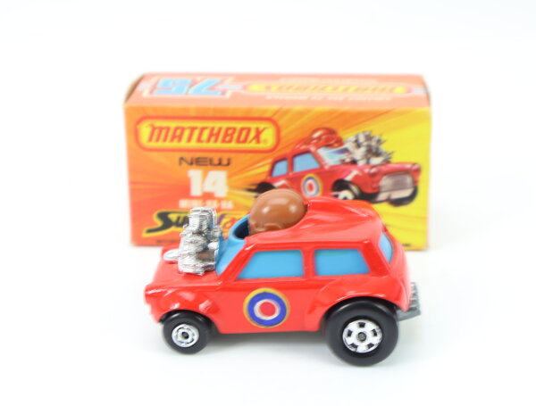 Matchbox Superfast No. 14 Modellauto Mini-Ha-Ha rot / OVP