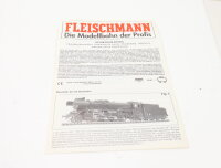 E1641 Fleischmann H0 Betriebsanleitung für Dampflok...