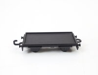 Matchbox Lesney Modellfahrzeug Zug Güterflachwagen Flat Car black / Guss