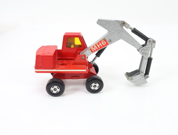 Matchbox King Size K-1 Modellfahrzeug Baumaschine Hydraulic Excavator rot / Guss