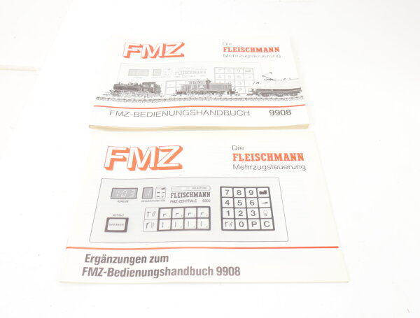 E1641 Fleischmann 9908 FMZ-Bedienungshandbuch Mehrzugsteuerung mit Ergänzung
