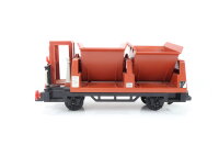 Playmobil G 4112 Güterwagen Doppel-Kipplore braun mit Bremserhaus