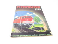 E1641 Fleischmann Heft Katalog Prospekt 1983/84