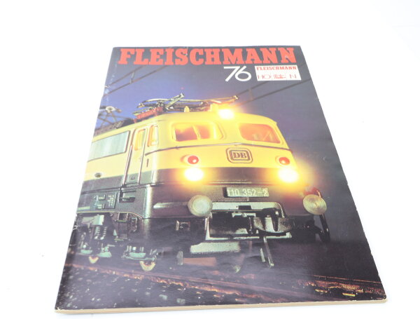 E1641 Fleischmann Heft Katalog Prospekt 1976