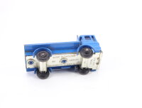Matchbox Series No. 60 Modellauto LKW Leyland Site Hut Truck blau / Guss