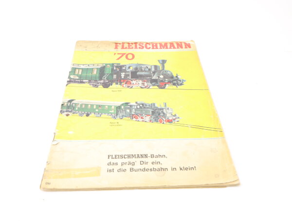 E1641 Fleischmann Heft Katalog Prospekt "Die Bundesbahn in klein" 1970