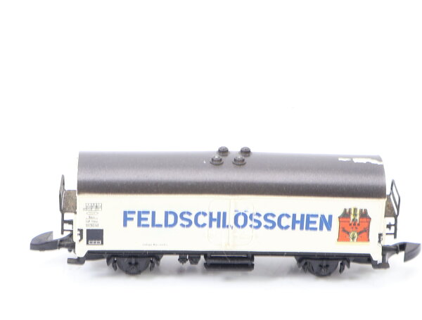 Märklin Spur Z 8607 Güterwagen Kühlwagen Bierwagen "Feldschlösschen" DB