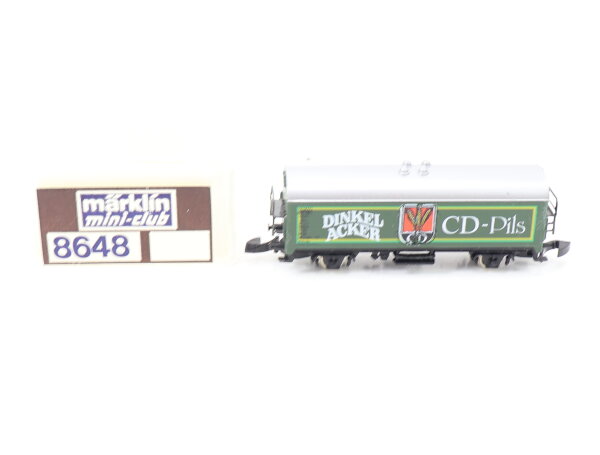 Märklin Z 8648 Güterwagen Kühlwagen Bierwagen "Dinkel Acker CD-Pils" DB / OVP