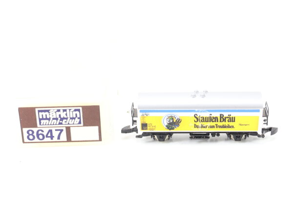 Märklin Spur Z 8647 Güterwagen Bierwagen "Staufen Bräu" 062 0 763-9 DB / OVP