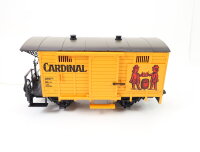 LGB Spur G 4034 Gedeckter Güterwagen Bierwagen "Cardinal" 2897 gelb OVP