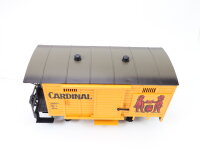 LGB Spur G 4034 Gedeckter Güterwagen Bierwagen "Cardinal" 2897 gelb OVP