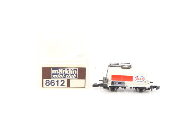 Märklin Spur Z 8612 Güterwagen Kesselwagen Esso 072 4 418-7 weiß DB / OVP