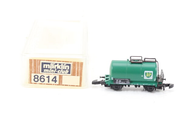 Märklin Spur Z 8614 Güterwagen Kesselwagen "BP" 002 1 112-6 grün DB / OVP