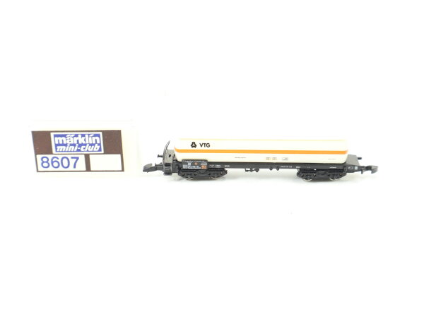 Märklin Z 8607 Güterwagen Kesselwagen Gaskesselwagen mit Schutzdach VTG DB / OVP