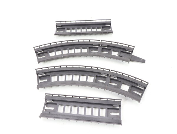 Faller Spur N 1873480 4x Brücke Rampe gebogen gerade aus Viadukt-Bausatz 222596