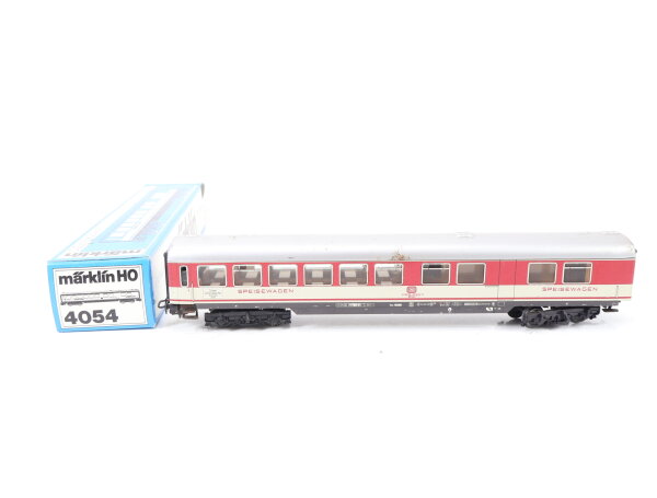 Märklin H0 4054 Personenwagen D-Zug-Speisewagen rot-weiß 80 233-6 DB / Blech OVP