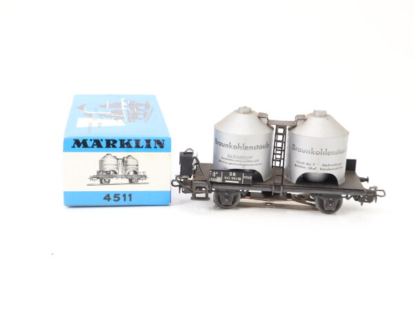 Märklin H0 308/2 4511 Güterwagen Braunkohlenstaubwagen 543 082 DB / Licht / OVP
