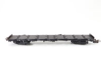 Märklin H0 4663 Güterwagen Flachwagen Rungenwagen schwarz 390 3 357-2 DB / OVP