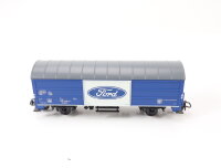 Märklin H0 48159 gedeckter Güterwagen aus Bausatz "Ford" 022 0 595-2 blau DB