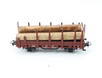 Märklin H0 4459 offener Güterwagen Rungenwagen mit Ladung 3361 494-0 Kls443 DB