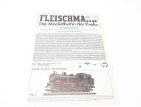E1641 Fleischmann H0 Betriebsanleitung für Dampflok...