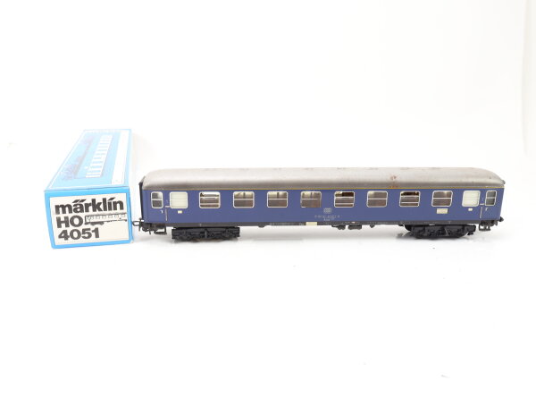 Märklin H0 4051 Personenwagen Schnellzug 1. Klasse 40 167-8 DB / Blech Licht OVP