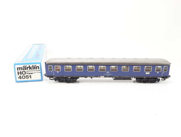 Märklin H0 4051 Personenwagen Schnellzug 1. Klasse 40 167-8 DB / Blech Licht OVP
