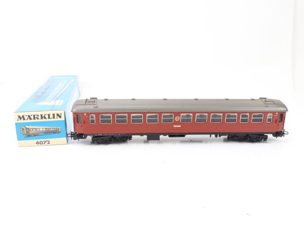 Märklin H0 4072 schwedischer Personenwagen rotbraun 2. Klasse 4899 SJ / OVP