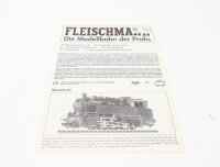 E1641 Fleischmann H0 Betriebsanleitung für Dampflok...