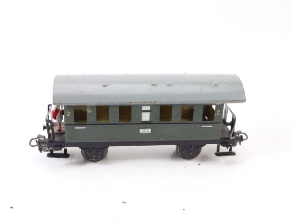 Märklin H0 4000 Personenwagen Donnerbüchse Bi 2. Klasse grün / Blech