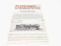 E1641 Fleischmann H0 Betriebsanleitung für Dampflok...