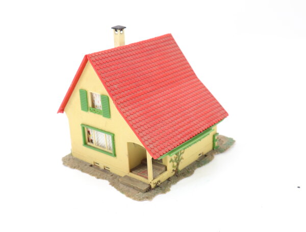 Faller H0 B-204 Gebäude Siedlungshaus 60-er Jahre mit Schleppdach gebaut