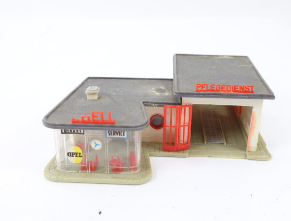 Faller H0 B-217 Gebäude Tankstelle "Shell"  Verkaufsraum und Pflegedienst