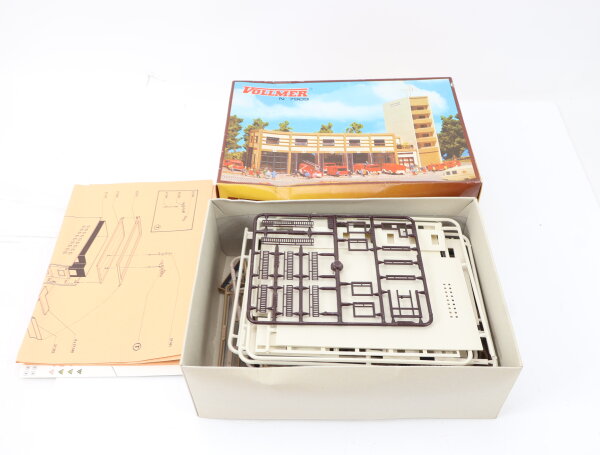 Vollmer 7909 Spur N Gebäude Bausatz Städtischer Feuerwehr 5-Türig OVP