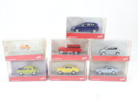 Herpa H0 7x Modellauto PKW und Zweirad (Roller)...