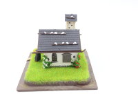 Noch H0 Gebäude Kleine Kirche mit Glockenturm und Figur Bergkapelle