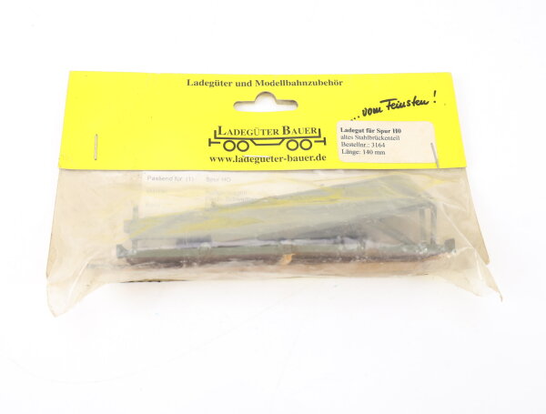 Ladegüter Bauer H0 3164 Bausatz Ausschmückung Ladegut altes Stahlbrückenteil OVP