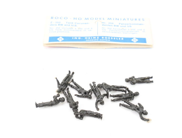 Roco Minitanks H0 Z-252 Figuren-Set 10-tlg. US BW Panzerkommandanten 1:87