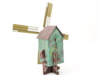 Auhagen H0 TT 13282 Gebäude Windmühle drehbare Bock-Windmühle