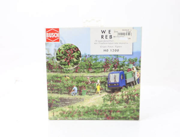 Busch H0 1200 Bepflanzungs-Set Bausatz Weinreben Weinstöcke OVP