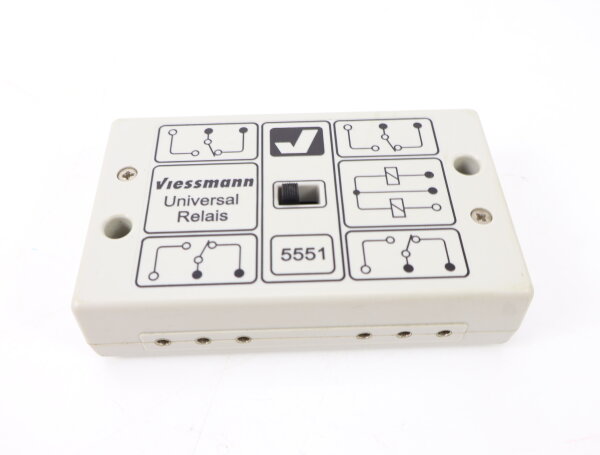 Viessmann 5551 Steuerungszubehör Universalrelais Relais / 2,5A 14 - 16 V