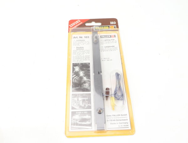 Faller H0 120183 Beleuchtung Lichtleiste f. Bahnsteige B-180/186/187/188/189 OVP
