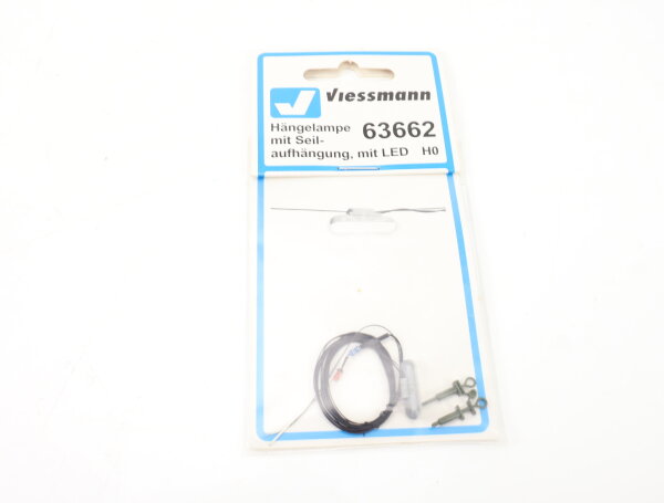 Viessmann H0 63662 Beleuchtung Hängelampe mit Seilaufhängung / LED OVP