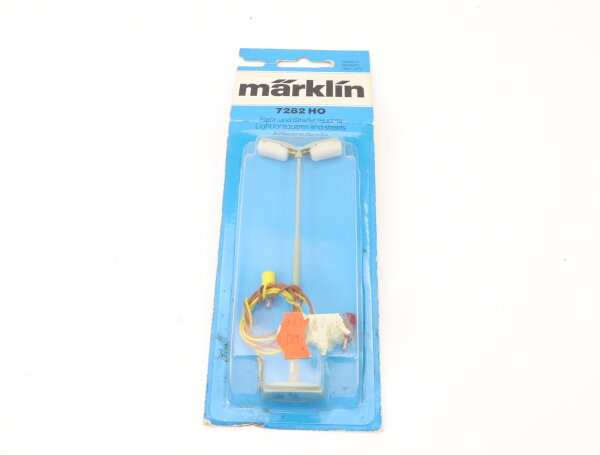 Märklin H0 7282 Beleuchtung Lampe Platz- und Straßenleuchte 2-flammig OVP