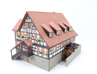 Faller H0 191771 Gasthaus Linde mit Motor Wasserrad Wassermühle Fachwerkhaus