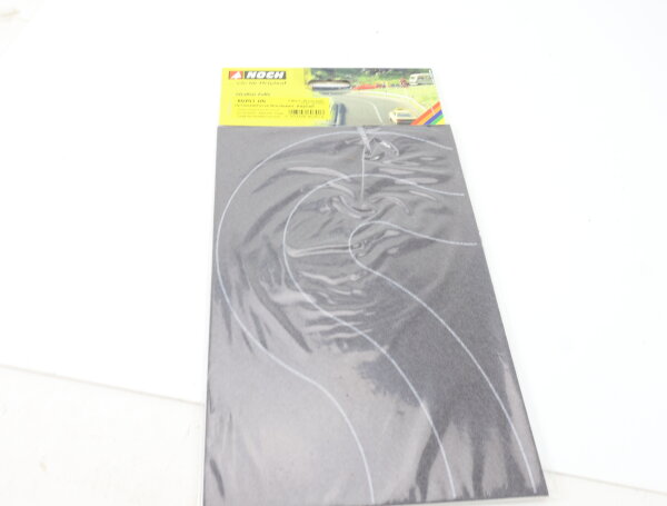 Noch H0 60701 Straßenfolie Bundesstraße Asphalt Universalkurve OVP